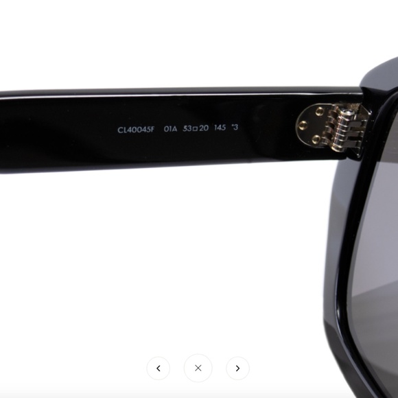 CELINE CL40045F 01A SUNGLASSES Black Frame - Picture 10 of 11